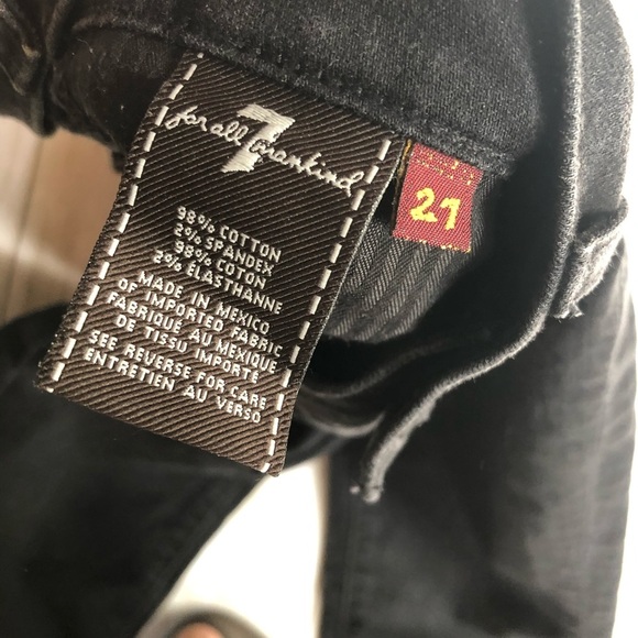 💚7 for all mankind Roxanne black jeans - Picture 4 of 4